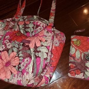 Vera Bradley Glenna Shoulder Bag and Wallet